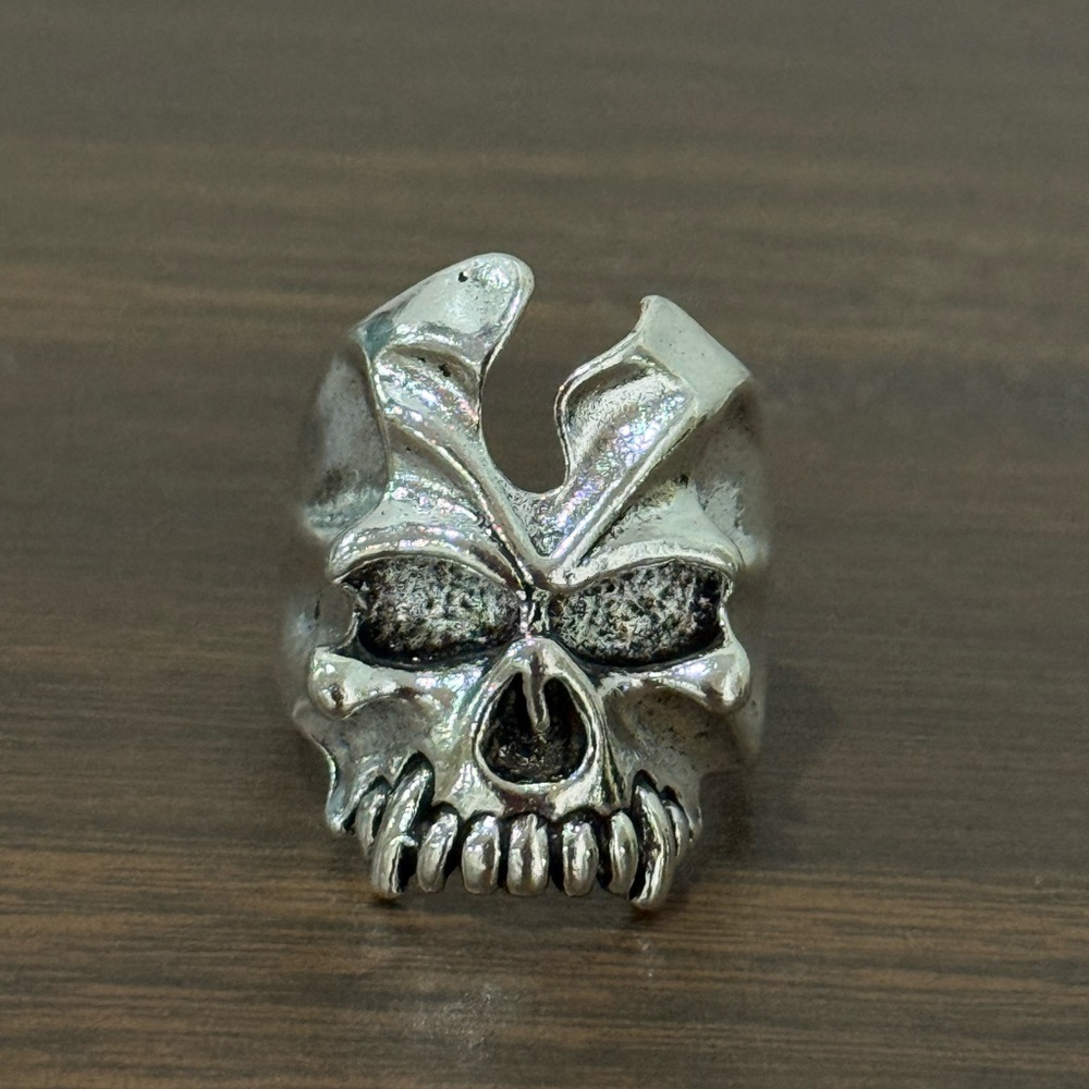 Silver Skull Ring - image 1